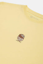 WWF Market-Cin Baykuşu Crop T-shirt - Açık Sarı-T-Shirts-4-fleurdirect.live