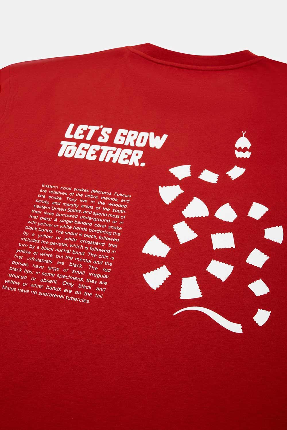 WWF Market-Grow Oversize T-Shirt - Koyu Oranj-T-Shirts-4-fleurdirect.live