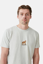 WWF Market-Kaplan T-shirt - Gri-T-Shirts-4-fleurdirect.live