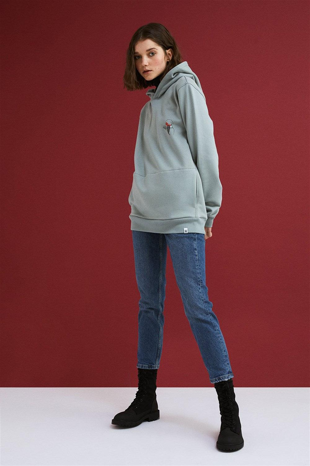 WWF Market-Kızıl Akbaba Hoodie - Pastel Gri-Sweatshirts & Hoodies-2-fleurdirect.live