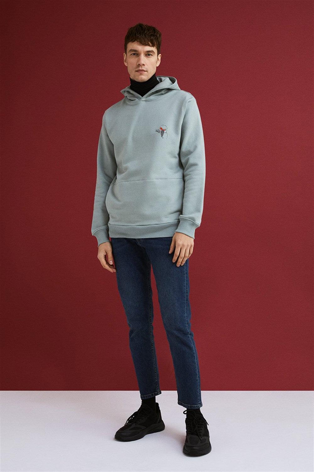 WWF Market-Kızıl Akbaba Hoodie - Pastel Gri-Sweatshirts & Hoodies-3-fleurdirect.live