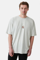 WWF Market-Mercan Yılanı Oversize T-shirt - Gri-T-Shirts-4-fleurdirect.live