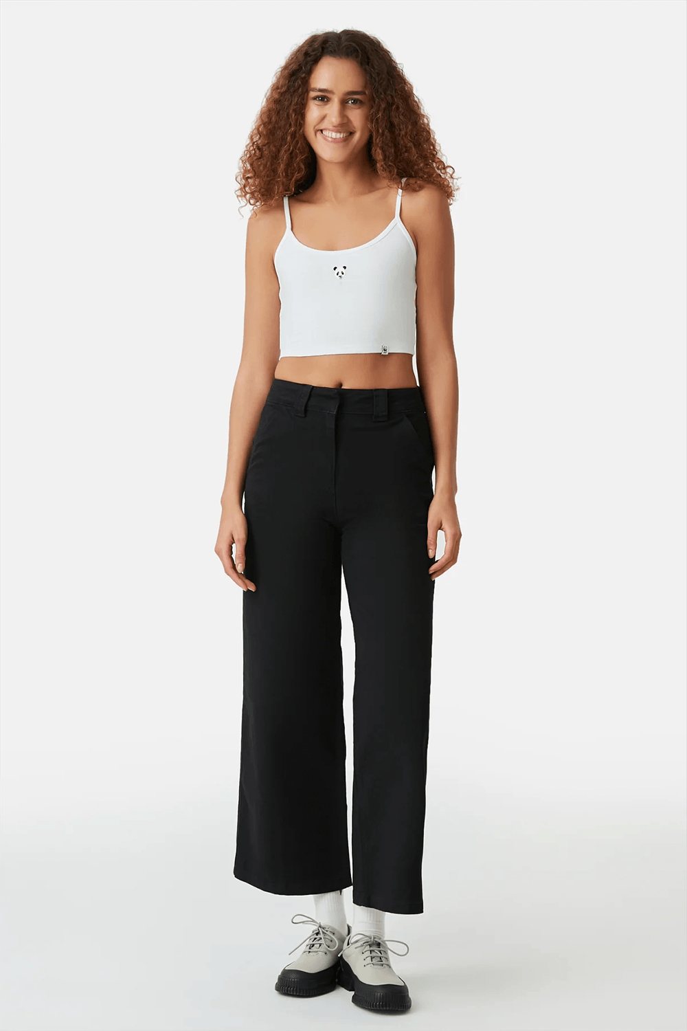 WWF Market-Panda Crop Atlet - Beyaz-T-Shirts-3-fleurdirect.live