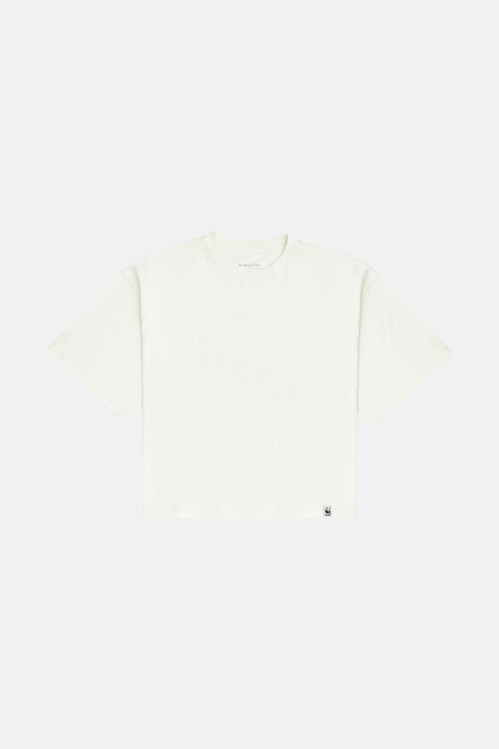 WWF Market-Protect Rights Oversize Crop T-Shirt - Beyaz-T-Shirts-5-fleurdirect.live