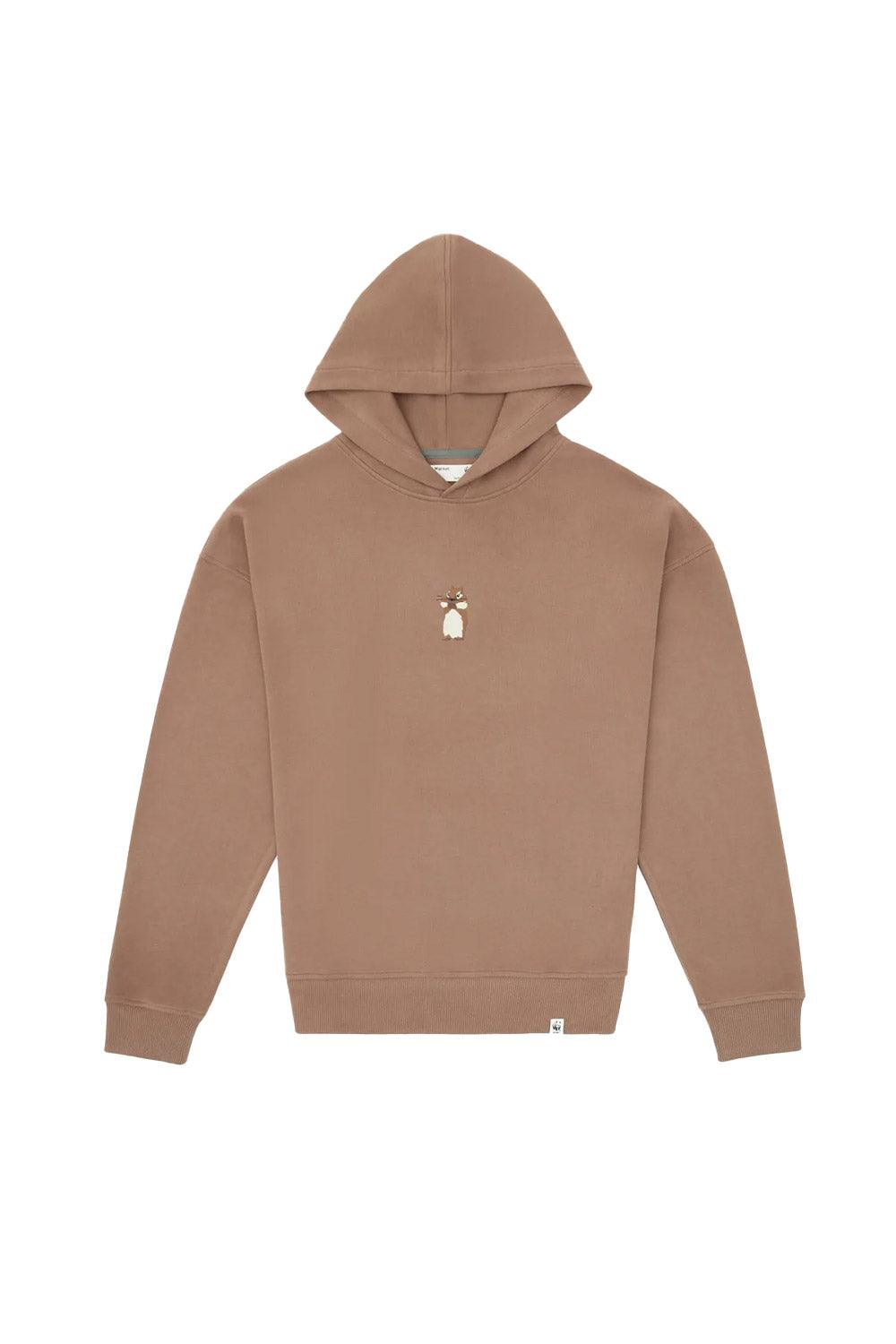 WWF Market-Sincap Hoodie - Açık Kahverengi-Sweatshirts & Hoodies-1-fleurdirect.live