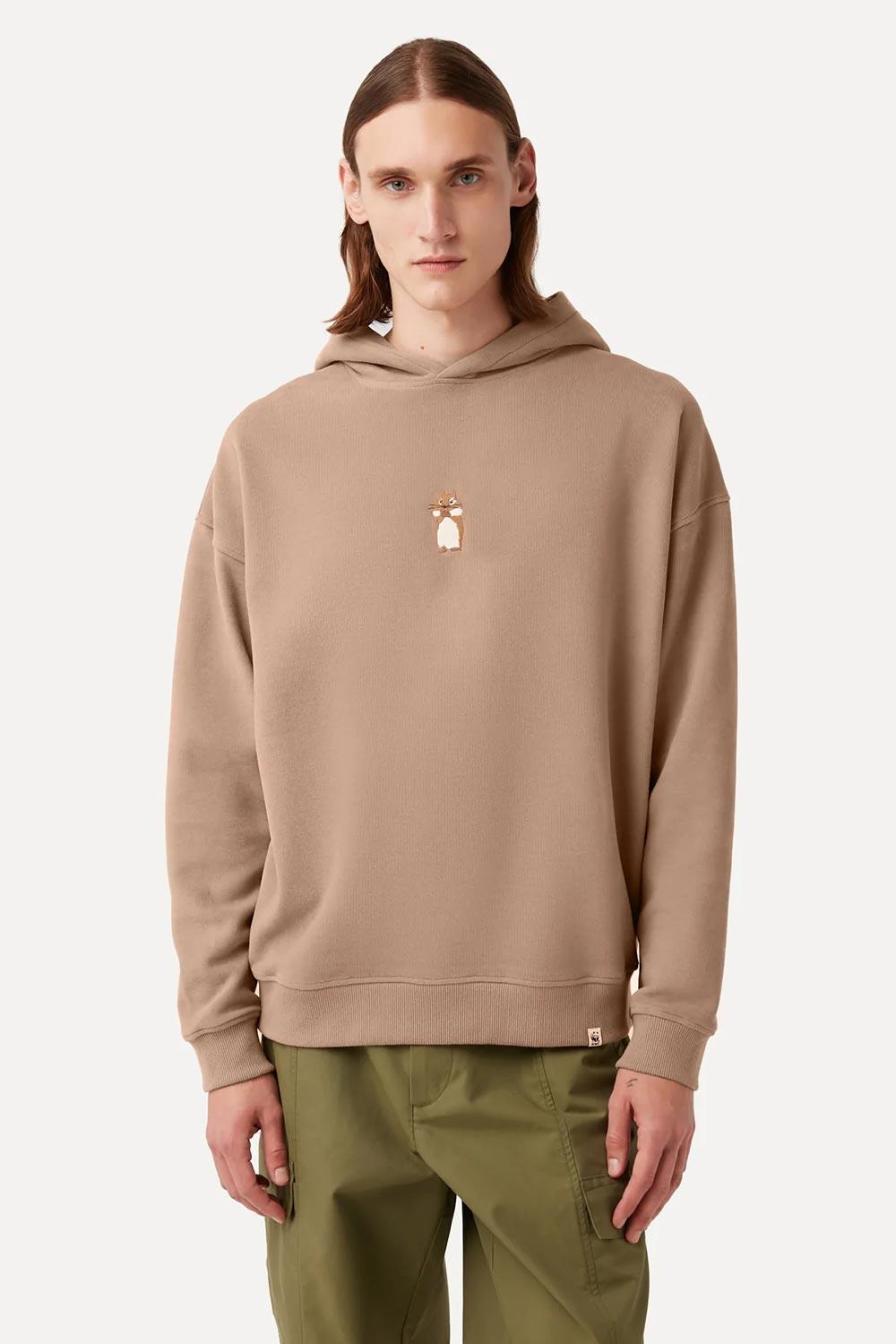 WWF Market-Sincap Hoodie - Açık Kahverengi-Sweatshirts & Hoodies-3-fleurdirect.live