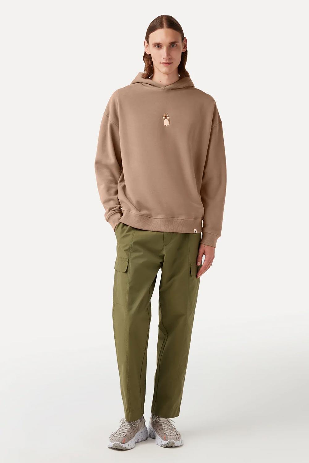 WWF Market-Sincap Hoodie - Açık Kahverengi-Sweatshirts & Hoodies-5-fleurdirect.live
