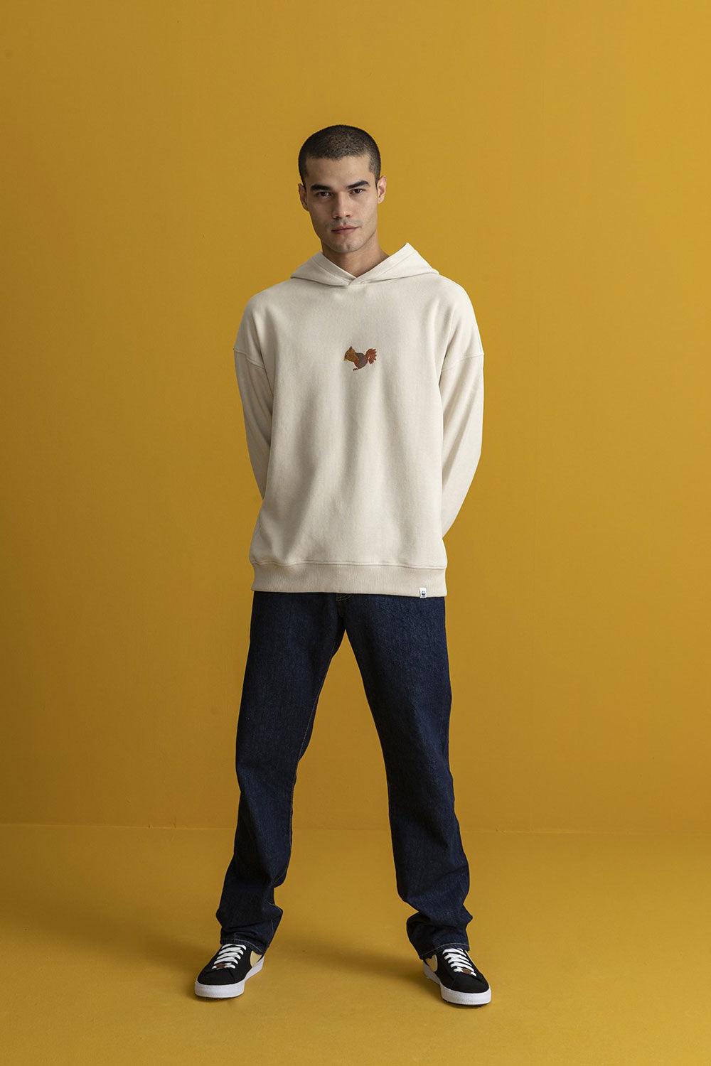 WWF Market-Sincap Hoodie - Parşömen Bej-Sweatshirts & Hoodies-7-fleurdirect.live