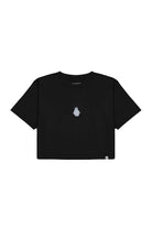 WWF Market-Yavru İmparator Penguen Crop T-shirt - Siyah-T-Shirts-1-fleurdirect.live