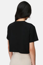 WWF Market-Yavru İmparator Penguen Crop T-shirt - Siyah-T-Shirts-5-fleurdirect.live