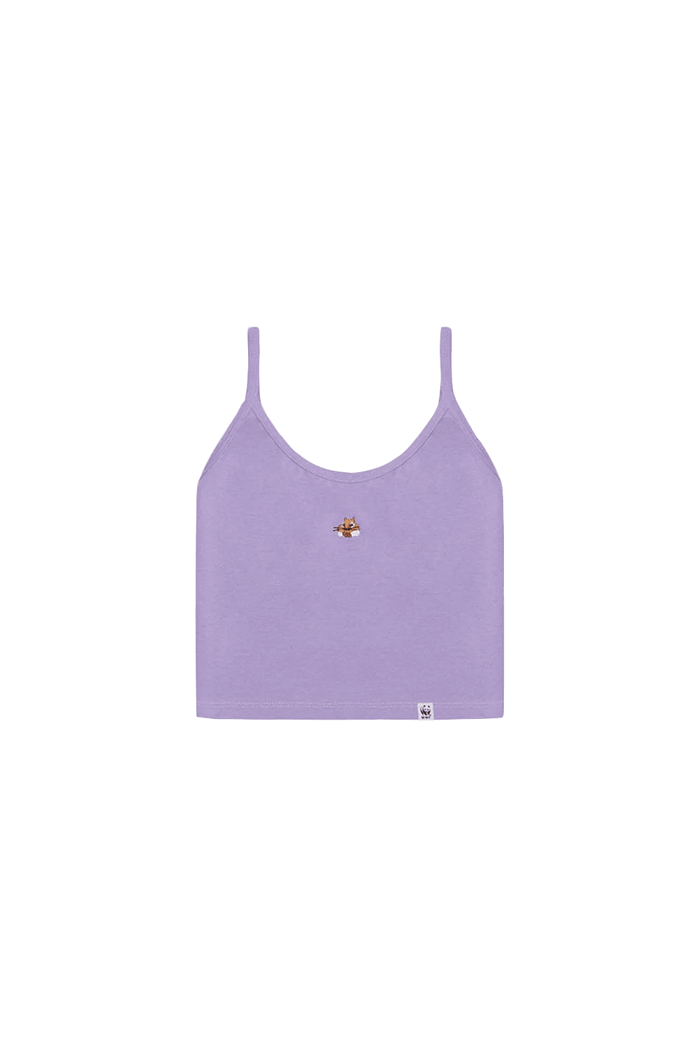 WWF Market-Yavru Sincap Crop Atlet - Mor-T-Shirts-4-fleurdirect.live