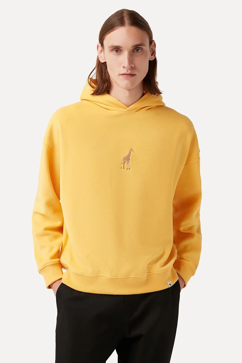 WWF Market-Zürafa Hoodie - Sarı-Sweatshirts & Hoodies-3-fleurdirect.live