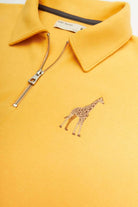 WWF Market-Zürafa Polo Yaka Sweatshirt - Sarı-Sweatshirts & Hoodies-2-fleurdirect.live
