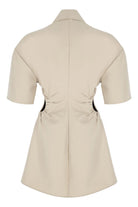 Wabi Sabi-Dorato Bej Elbise-Elbise-2-fleurdirect.live