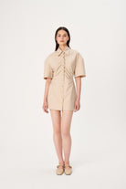Wabi Sabi-Dorato Bej Elbise-Elbise-5-fleurdirect.live