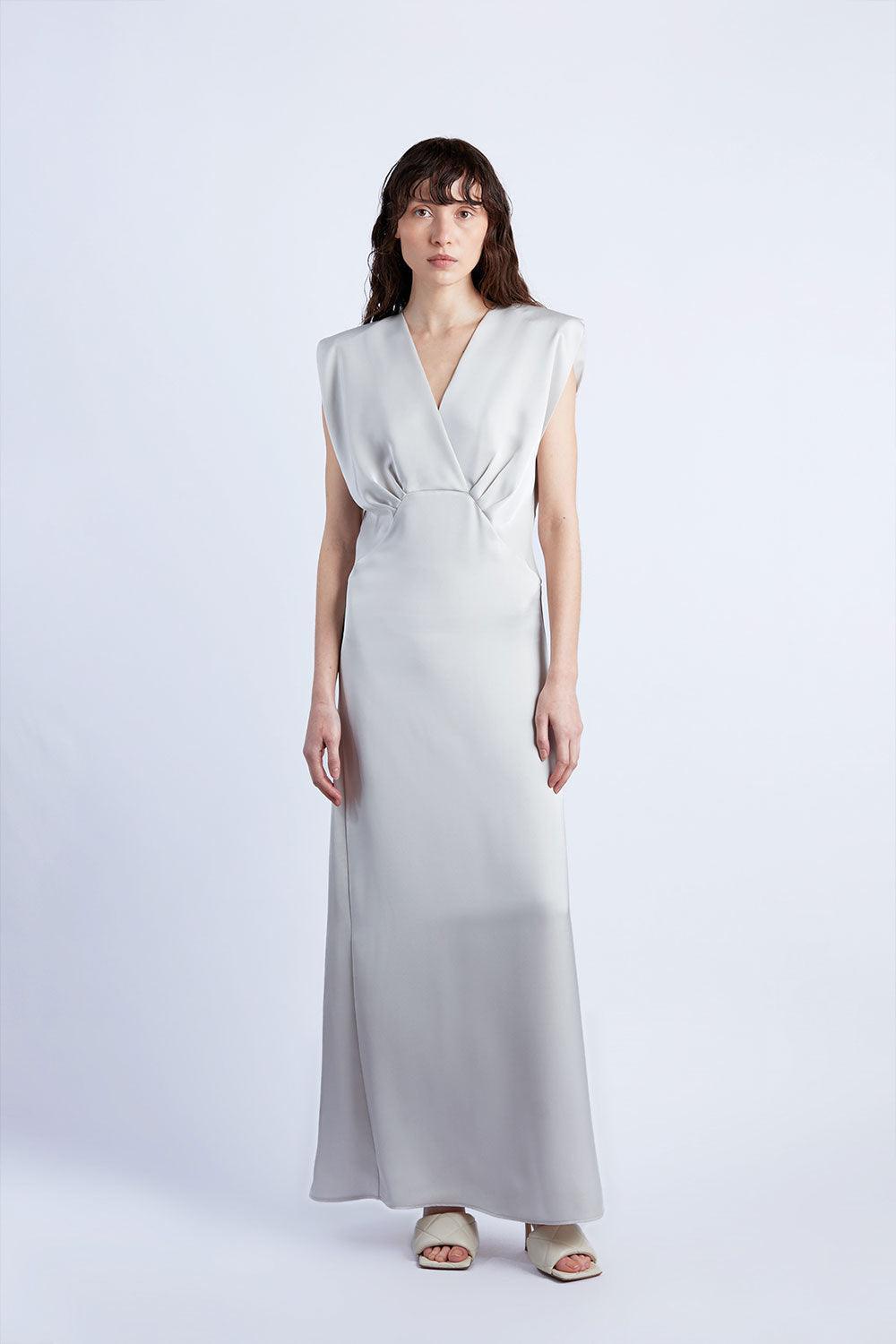 Wabi Sabi-Ws X Mag Bej Aries Maxi Elbise-Elbise-1-fleurdirect.live