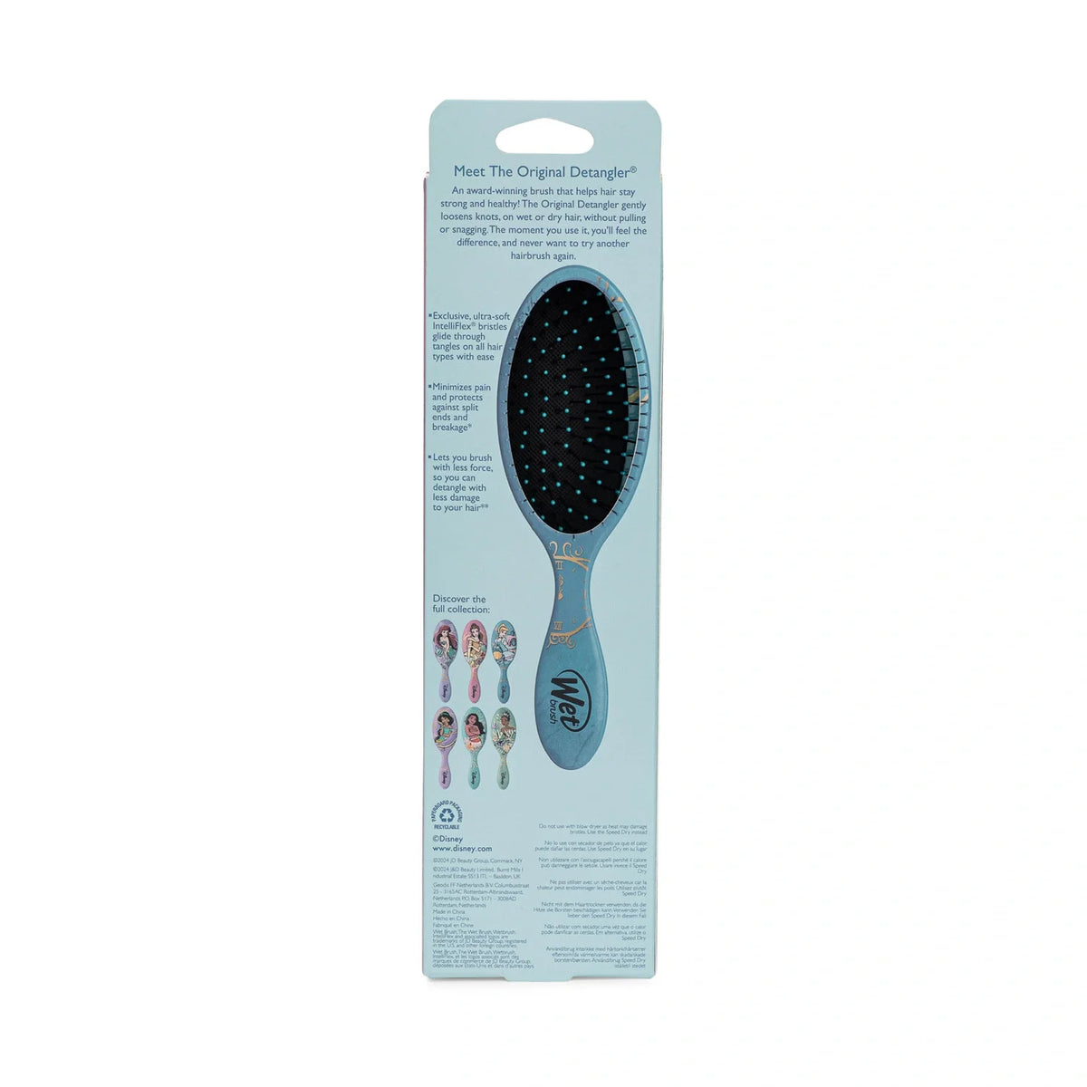 Wet Brush Disney Elegant Princess Dolaşık Açıcı Saç Fırçası Cinderella