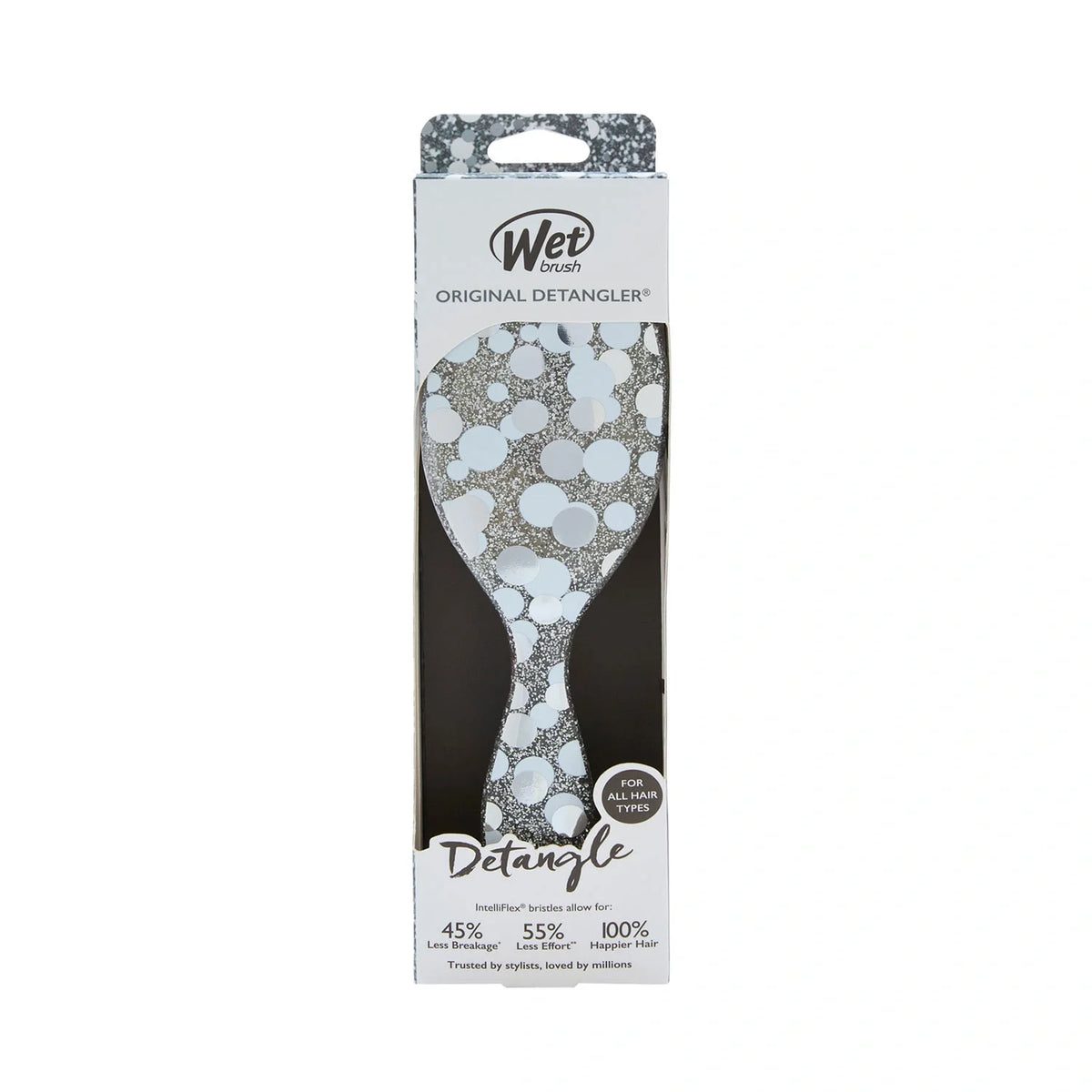 Wet Brush Groovy Disco Dolaşık Açıcı Saç Fırçası Gri