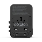 Wi-Ua006 Tr/Us/Uk/Au/Eu Uyumlu 2500W 45W Gan Universal Seyahat Adaptörü