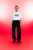 Wuen İstanbul-Parachute Pant Black Glossy-Pantolon-1-fleurdirect.live