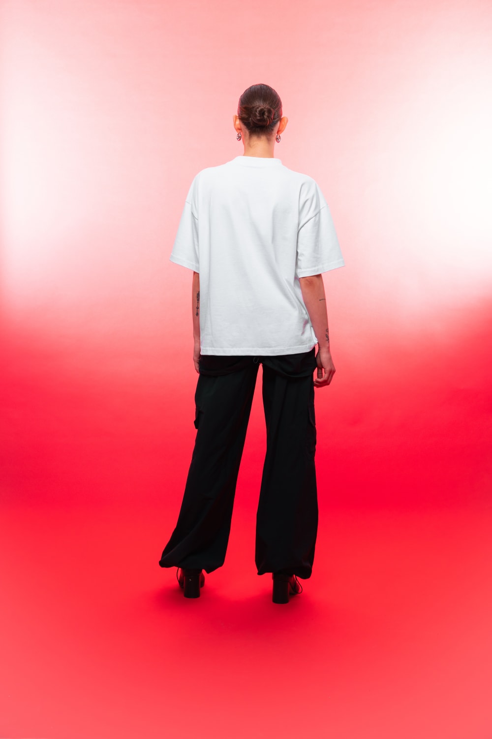 Wuen İstanbul-Parachute Pant Black Glossy-Pantolon-2-fleurdirect.live