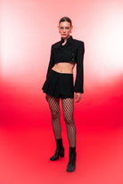 Wuen İstanbul-Wuen Mini Skirt-Etek-1-fleurdirect.live