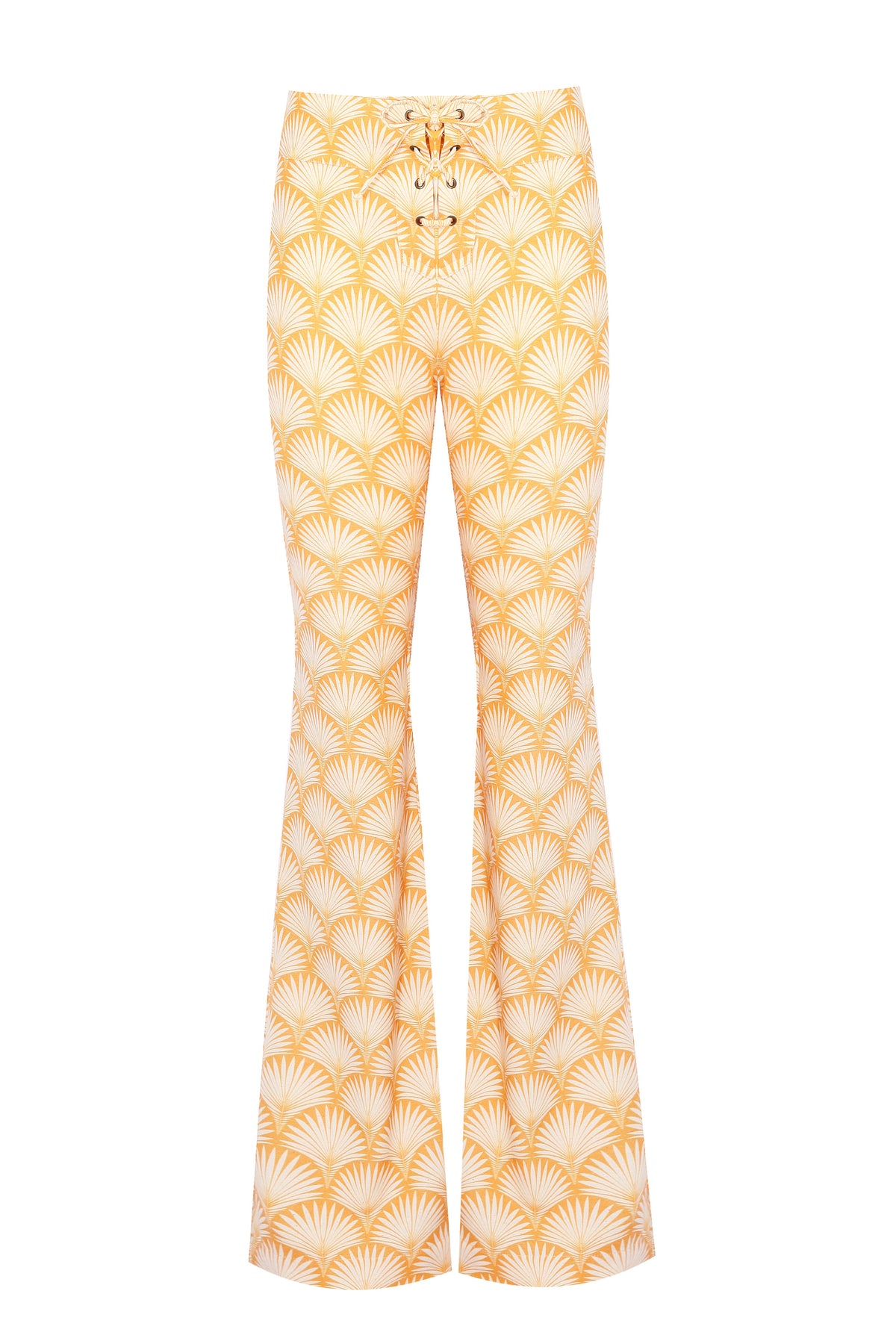 Yasemin Karagülle-Maxine Pants / Yellow-Pantolon-1-fleurdirect.live
