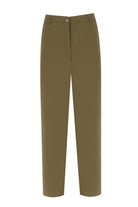 Yasemin Karagülle-Tracy Pants / Green-Kumaş Pantolon-1-fleurdirect.live