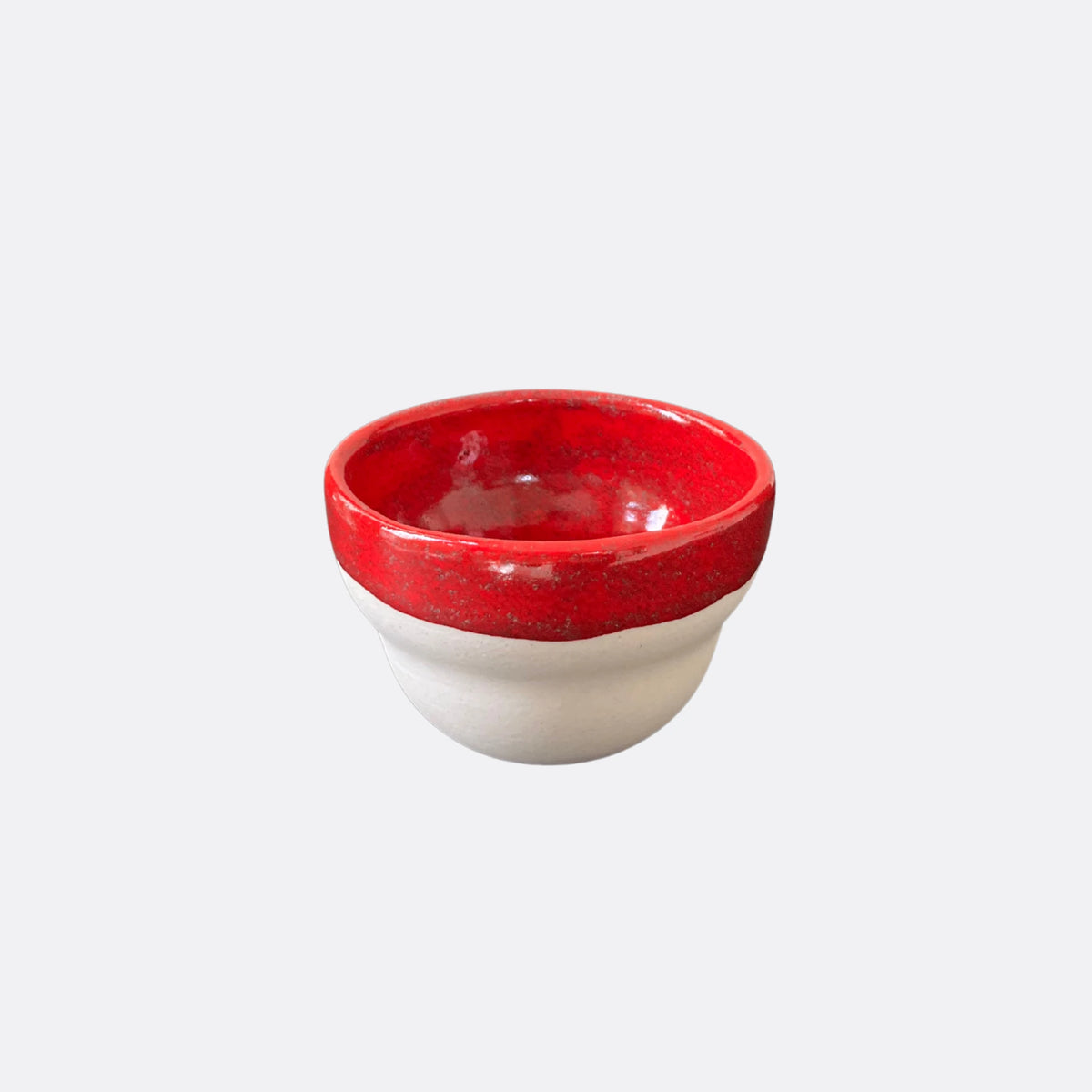 Red Stoneware Bubble Mug