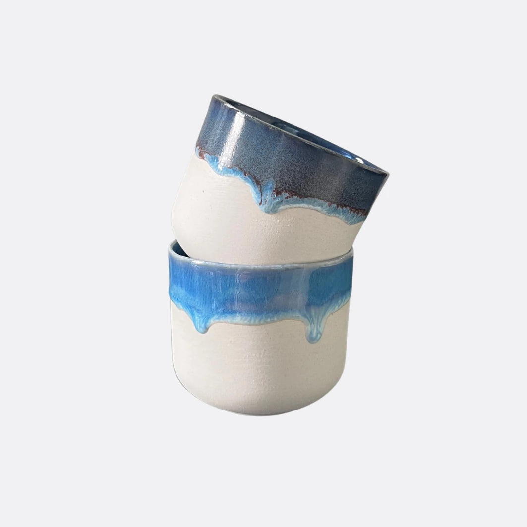 Tide&Ocean 2'Li Stoneware Tombul Mug Seti