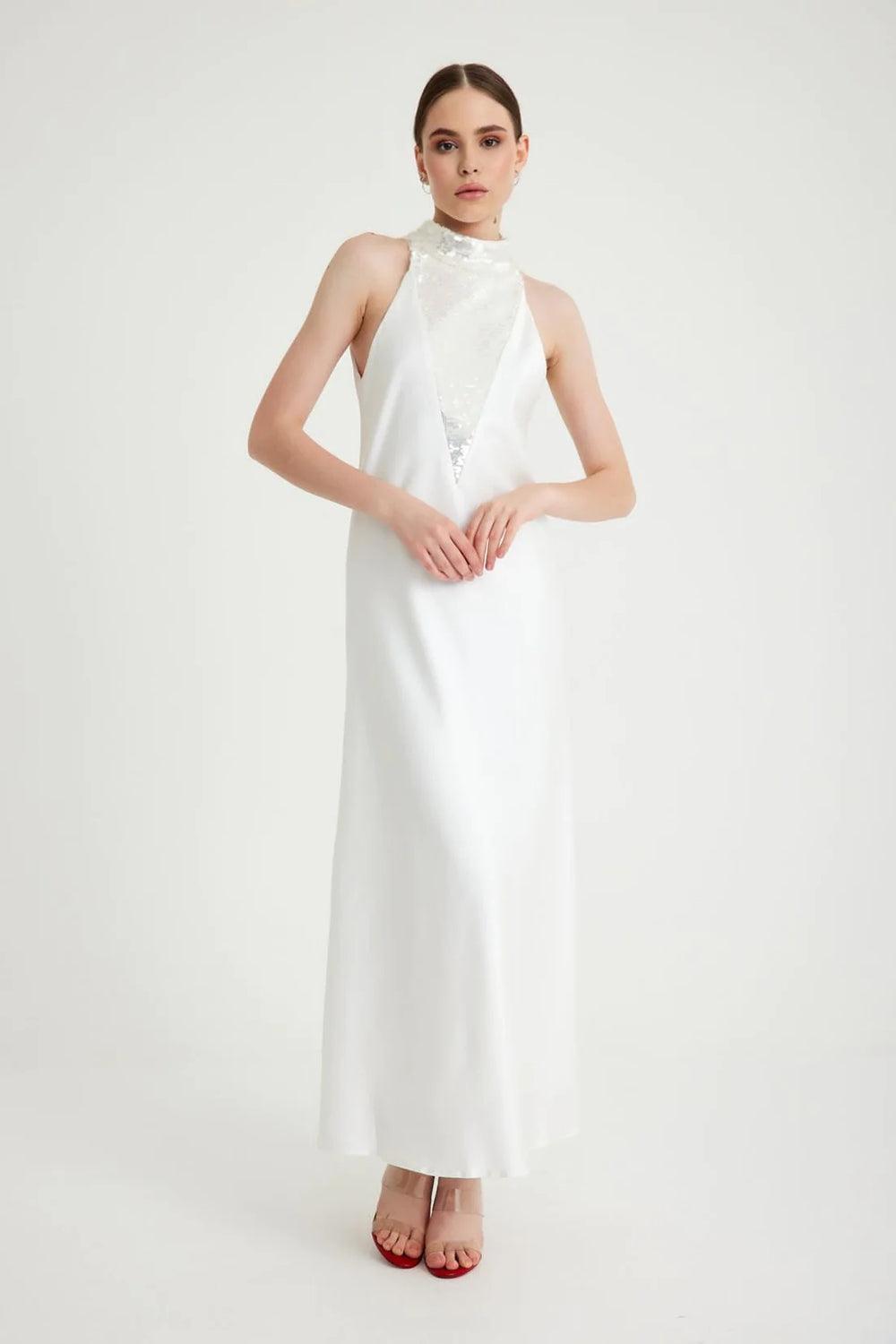 Zeynep Mayruk-Swan Dress-Elbise-2-fleurdirect.live