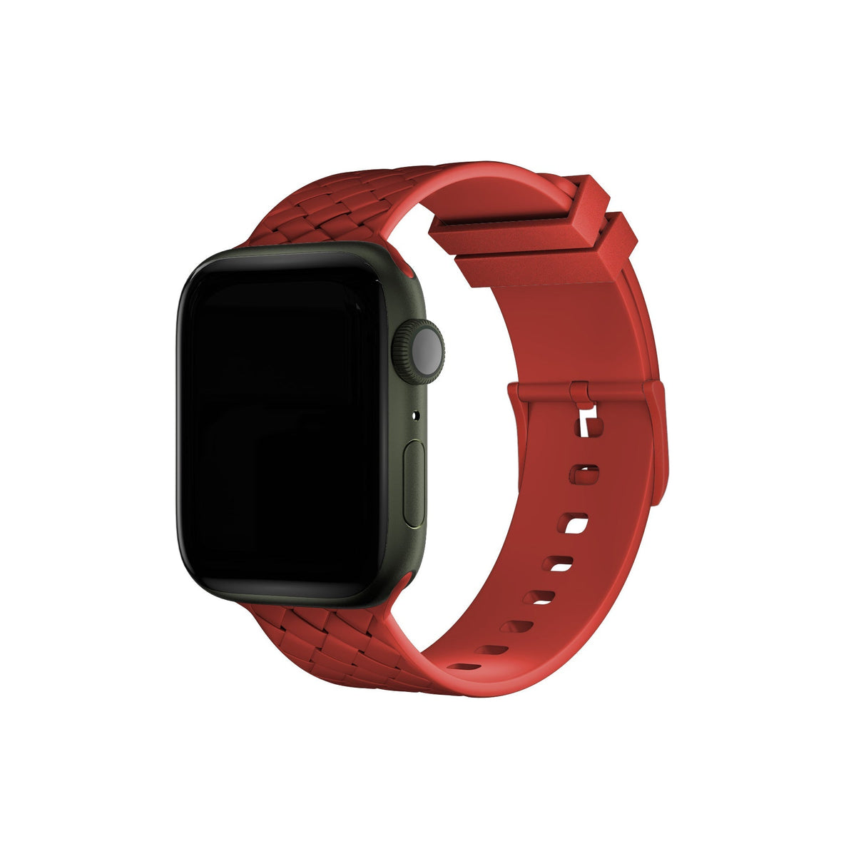 Apple Watch Uyumlu Bias Silikon Loop Kordon Auburn