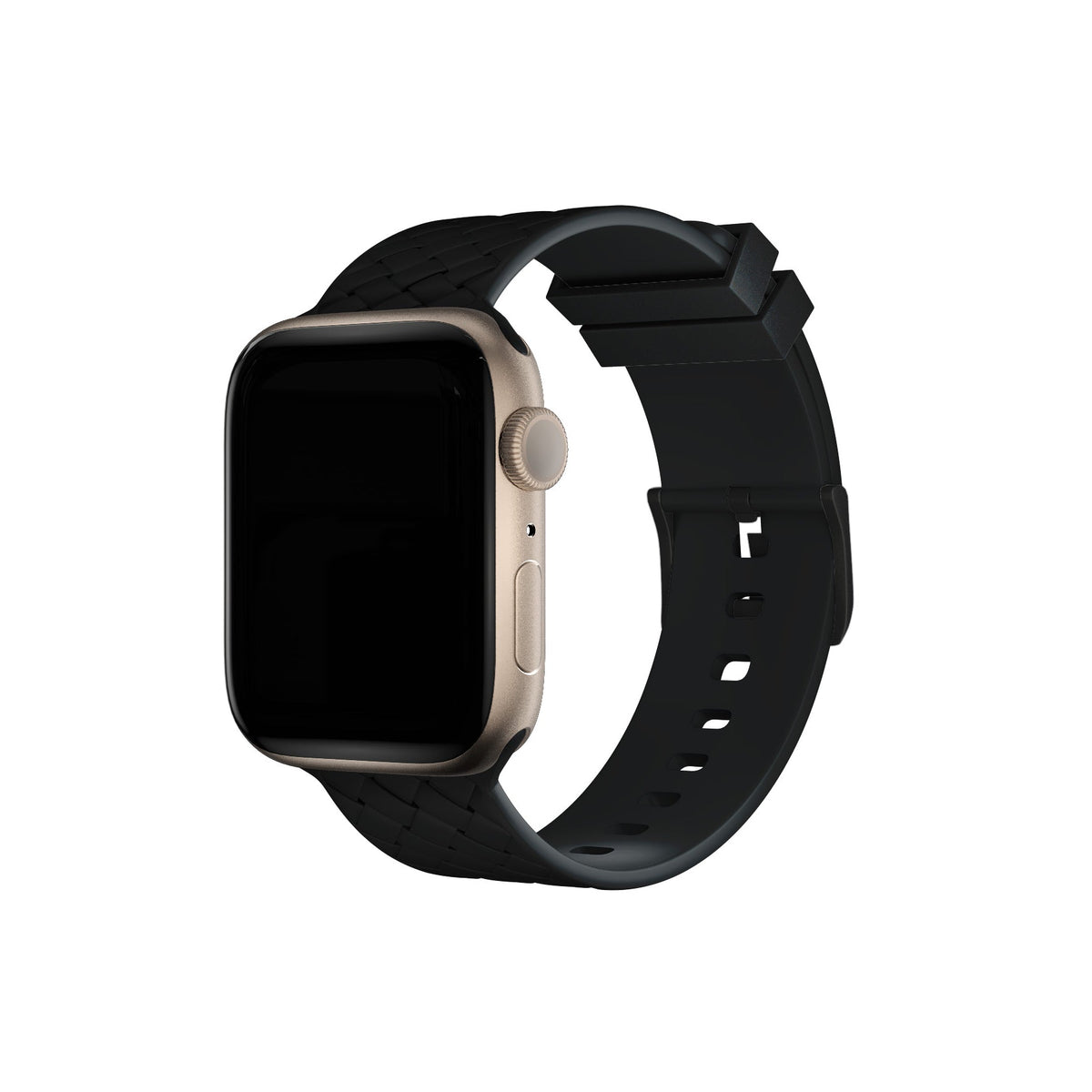 Apple Watch Uyumlu Bias Silikon Loop Kordon Coal Black