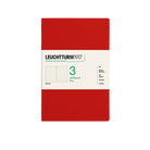 Leuchtturm1917 Jottbook Pur A5 80 Numaralandırılmış Sayfa Noktalı 3'Lü Paket Defter Cherry 400697