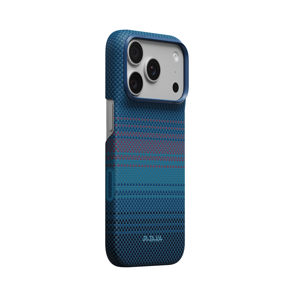Iphone 18 Pro Karbon Kılıf Magsafe Uyumlu Aramid Fiber - Edge Midnight