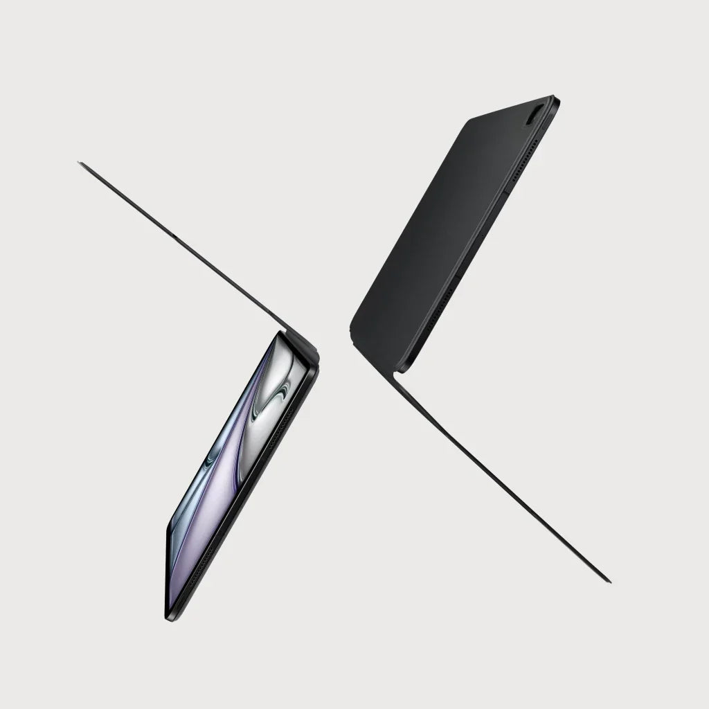 Ipad Air 13 M4 / M3 / M2 Kılıf Folio 3 Siyah, Kalem Bölmeli Standlı