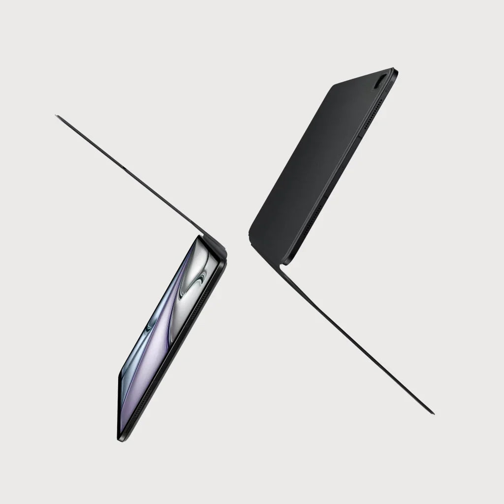 Ipad Air 11 M4 / M3 / M2 Kılıf Folio 3 Siyah, Kalem Bölmeli Standlı