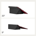Ipad Air 13 M4 / M3 / M2 Kılıf Folio 3 Kırmızı, Kalem Bölmeli Standlı