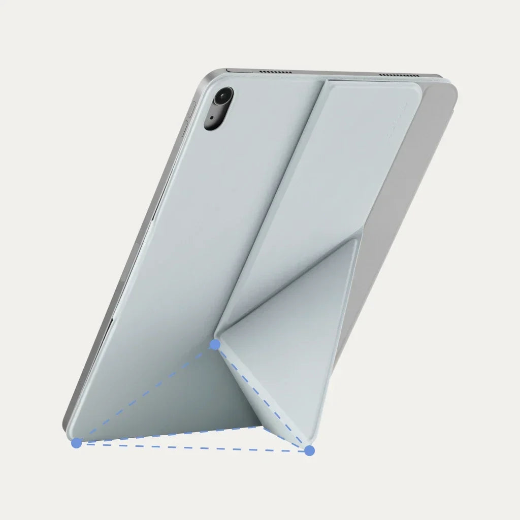 Ipad Air 11 M4 / M3 / M2 Kılıf Folio 3 Açık Mavi, Kalem Bölmeli Standlı