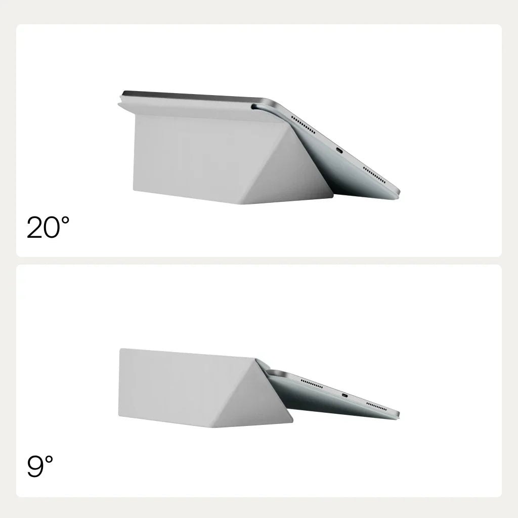 Ipad Air 11 M4 / M3 / M2 Kılıf Folio 3 Açık Mavi, Kalem Bölmeli Standlı