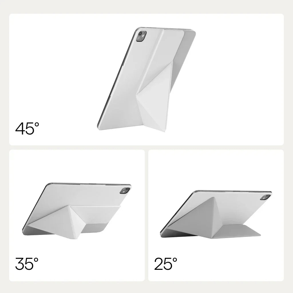Ipad Pro 11 M5 / M4 Kılıf Folio 3 Beyaz, Kalem Bölmeli Standlı