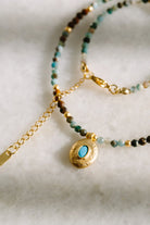 Elena Aventurin Kolye - Turquoise