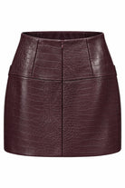 Lace-Up Mini Skirt