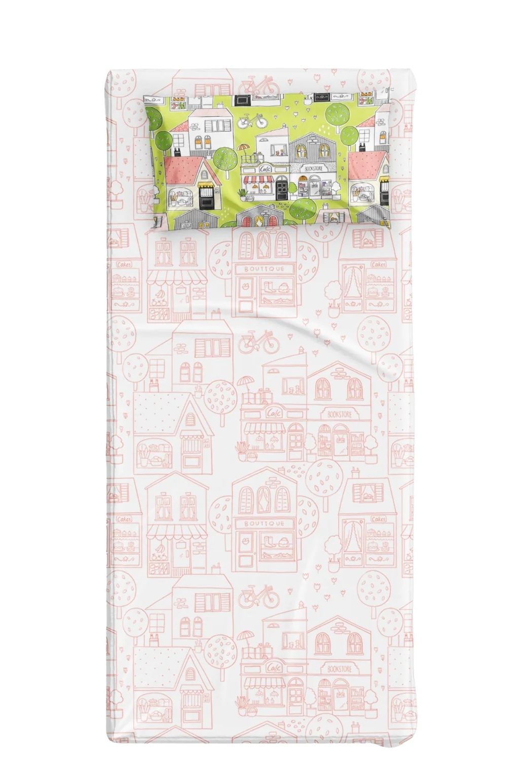 Neighbors Pamuk Saten Çok Renkli Bebek Çarşaf Seti 80x140 Cm - 2
