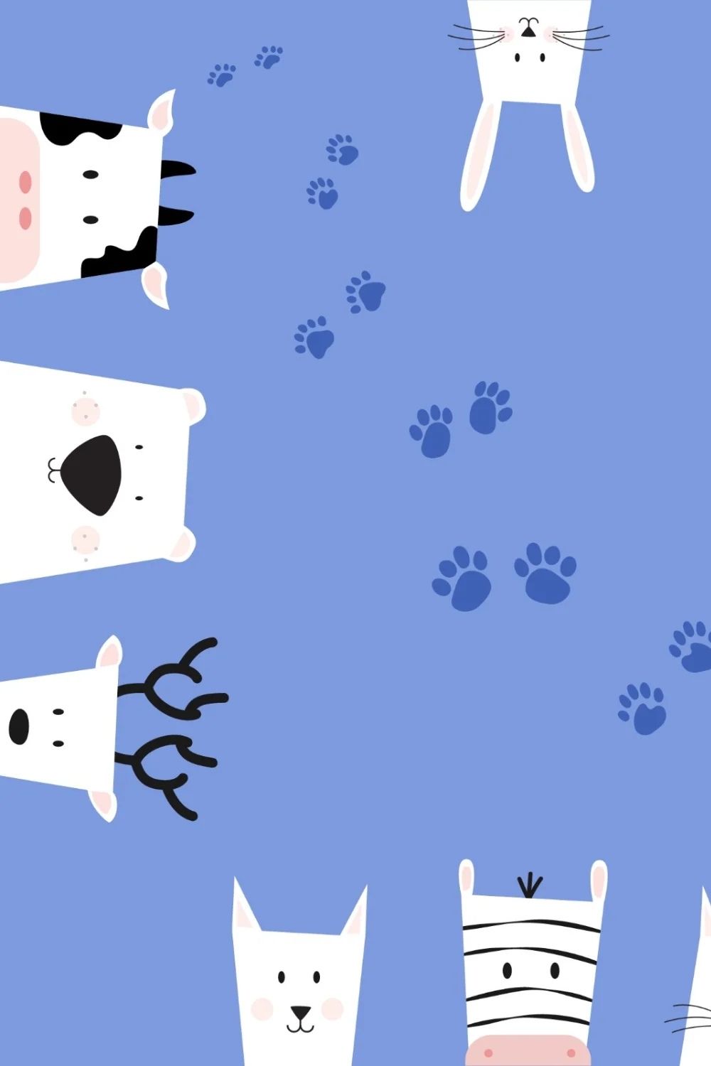 Paws And Claws Aplik Başlığı Mavi - 13.5x16 Cm - 1