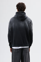 Oversize Nakış Detaylı Hoodie - 1