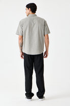 Stone Grey Cep Detaylı Comfort Gömlek - 5