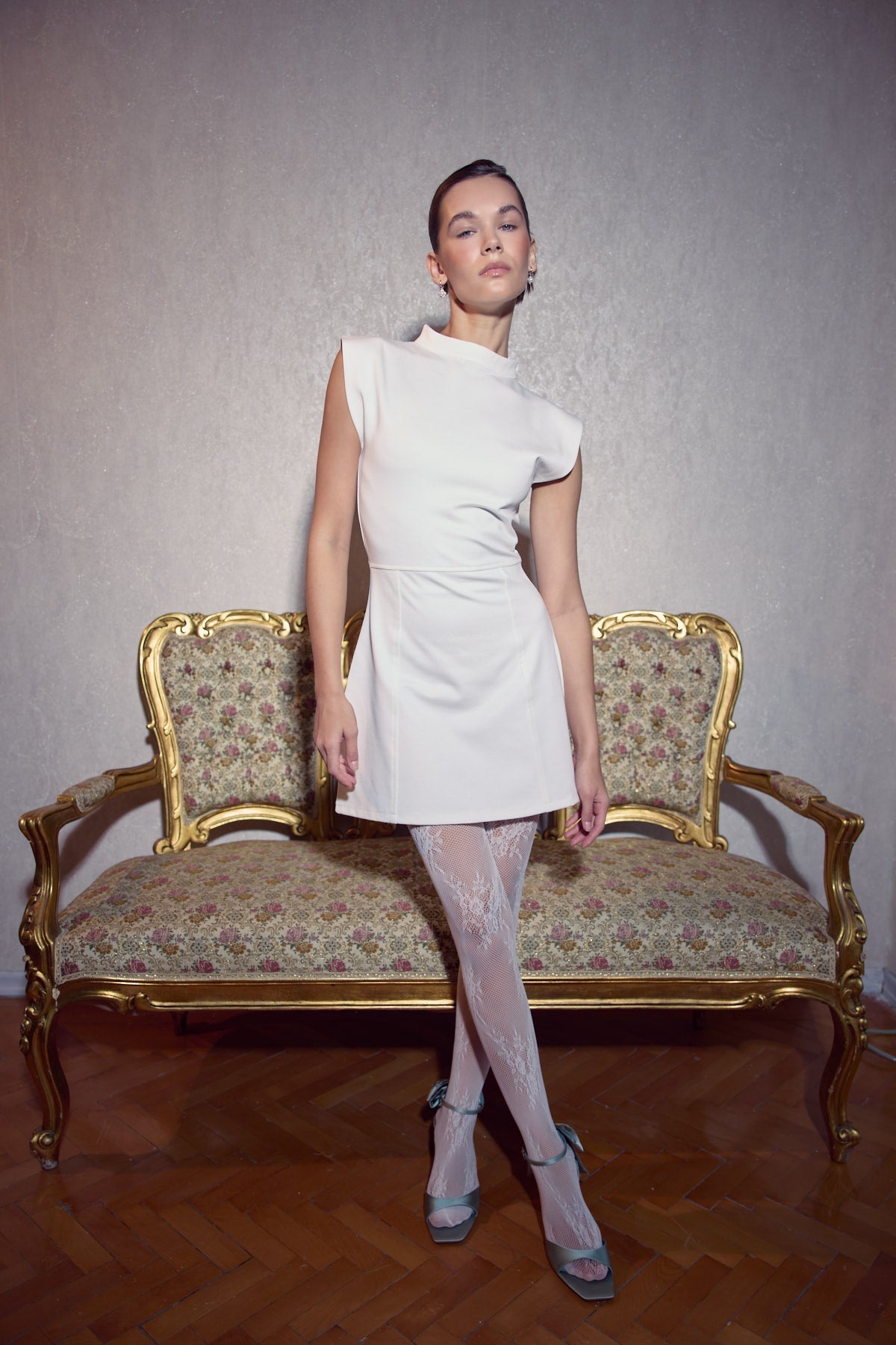 Lulu Elbise - Ekru - 0