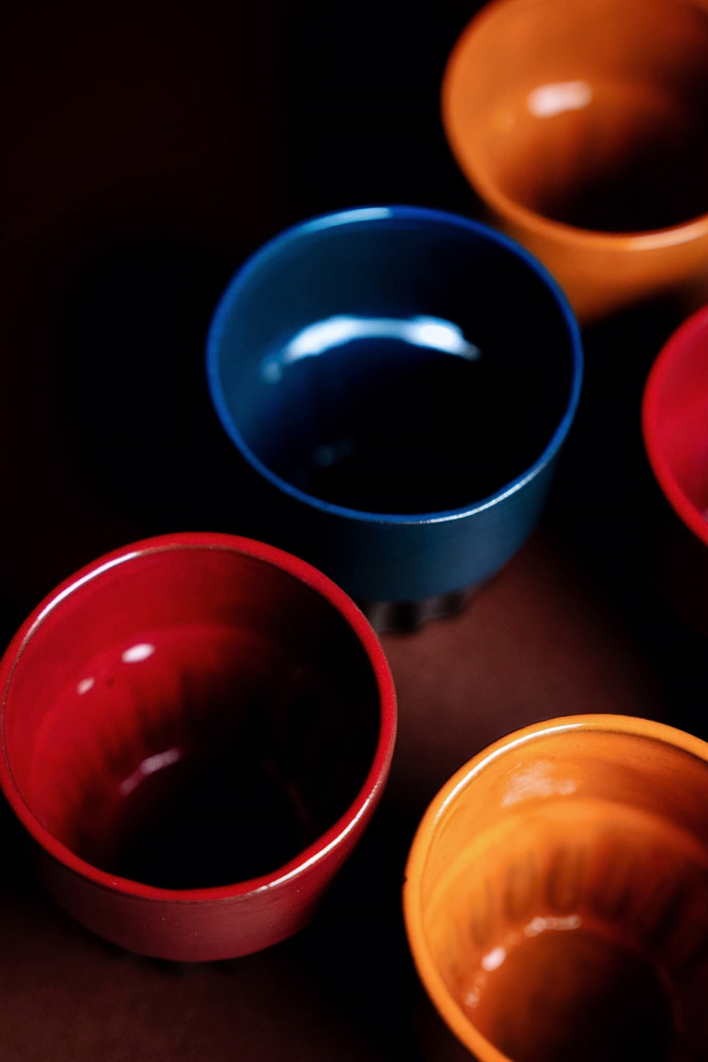 Orin Stoneware Bardak – Kırmızı & Kahverengi - 3