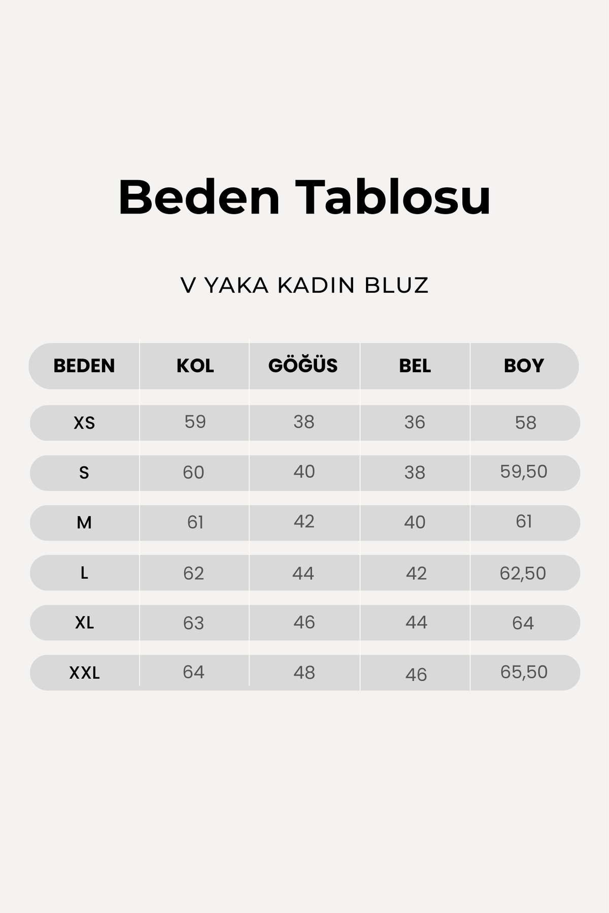 V Yaka Uzun Kollu Kadın Bluz, Somon - 3